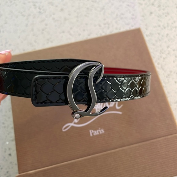 Christian louboutin CL logo belt - Picture 1 of 6